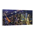Obraz na płótnie 100x50 - Nocne miasto w USA: Niezwykłe światła - miasto, noc
