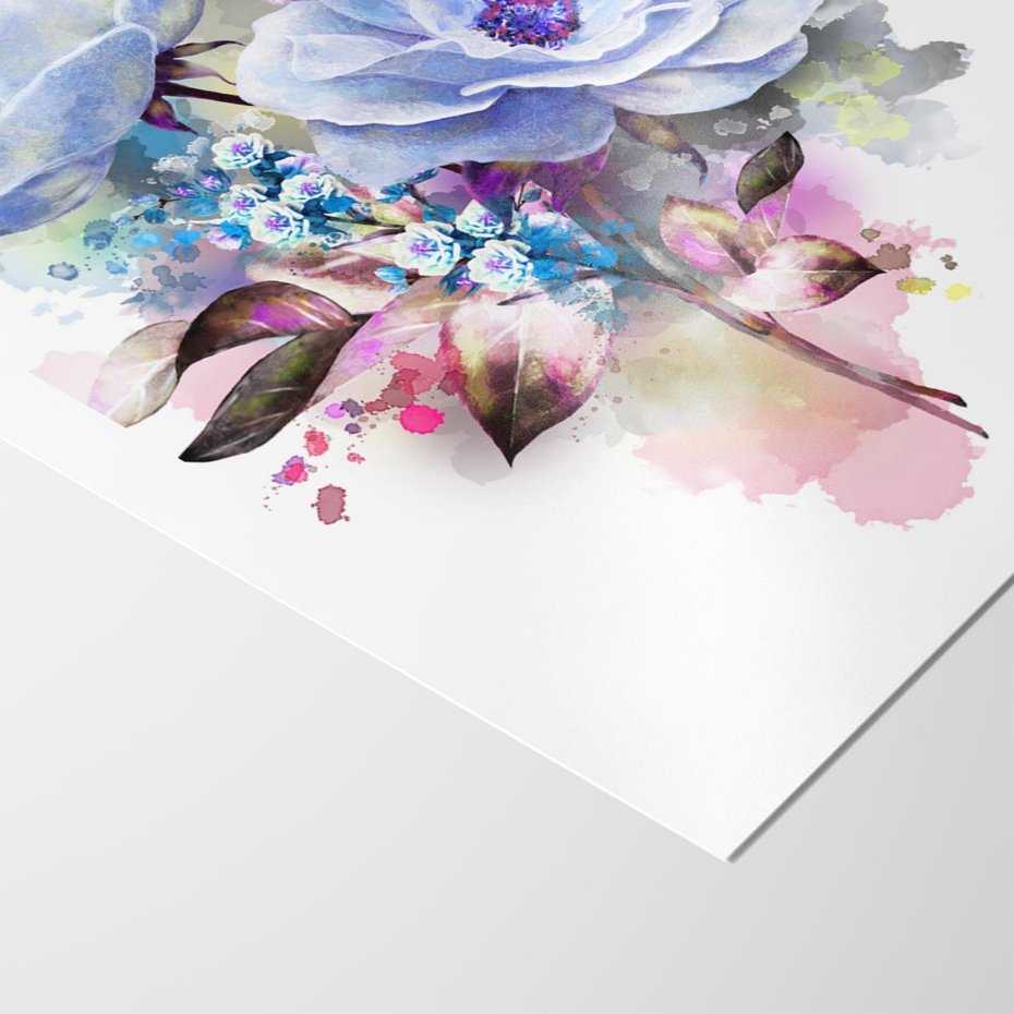 Plakat bez ramy 21x30 - Kolorowa Ekspresja - kwiaty, graficzne