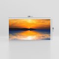 Obraz na płótnie 120x60 - Zachód słońca nad oceanem - zachód słońca,