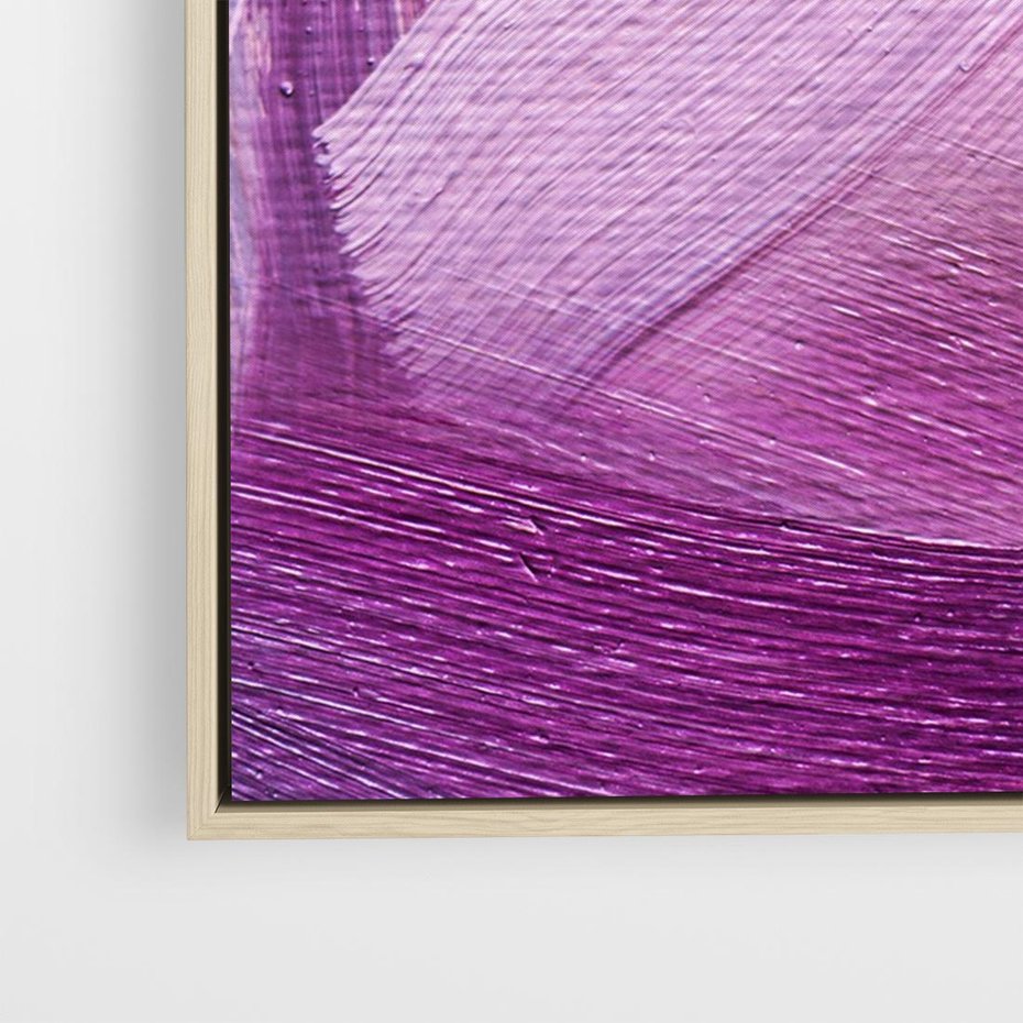 Obraz w ramie 70x50 - Abstrakcyjna gra kolorów - abstrakcja, akwarela - rama drewno