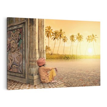 Obraz na płótnie 100x70 - Duch Indyjskiej Yogi - Indie, Azja