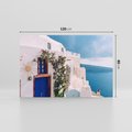 Obraz na płótnie 120x80 - Urok Greckiej Wyspy - Santorini, Grecja