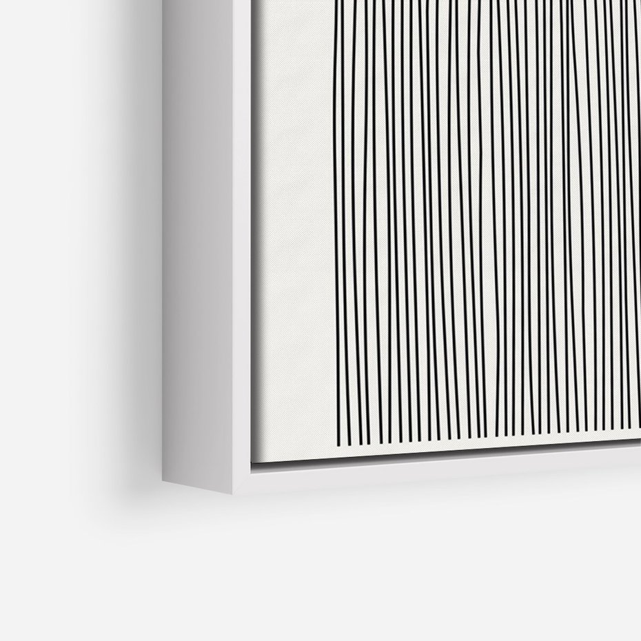 Obraz w ramie 80x120 - Abstrakcyjne Pulsacje - koło, boho styl - rama biała