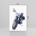 Obraz na płótnie 80x120 - Motocykl w ruchu - motor, bike
