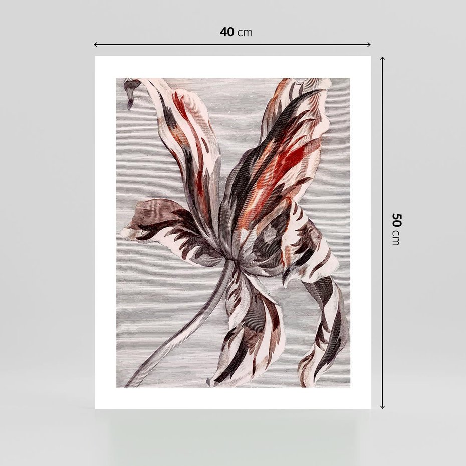 Plakat bez ramy 40x50 - Graficzna Elegancja - nowoczesna sztuka, grafika