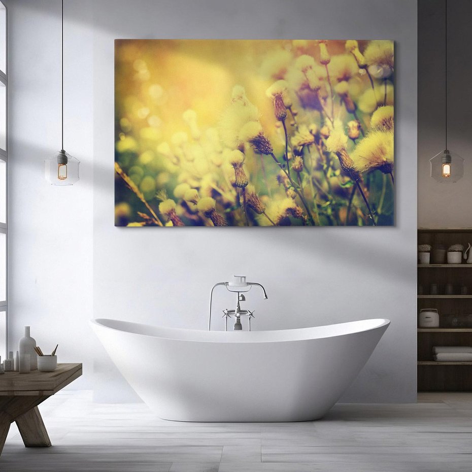 Obraz na płótnie 120x80 - Natura w pełnym rozkwicie - łąka, natura