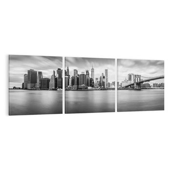 Obraz na płótnie 150x50 - Nowy Jork o zmierzchu - Nowy Jork, niebo