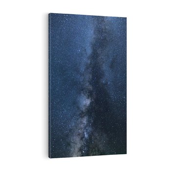 Obraz na płótnie 80x120 - Gwiazdy: magia nocnego nieba - gwiazdy, niebo