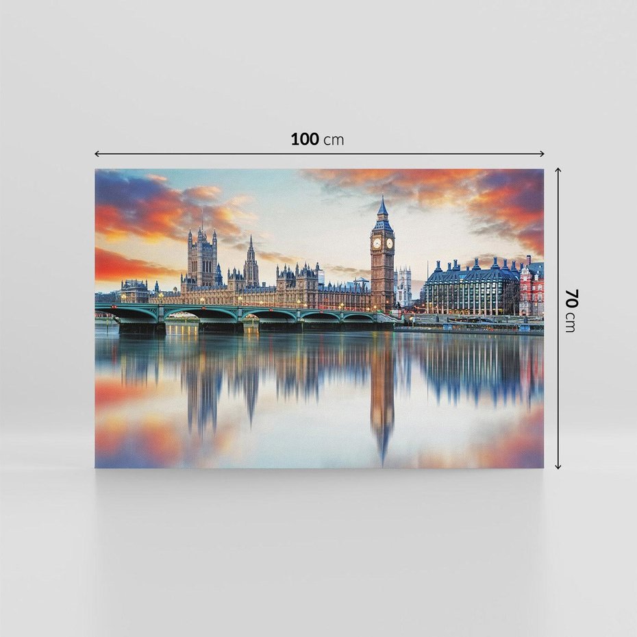 Obraz na płótnie 100x70 - ikona Big Benu - Londyn, Big Ben