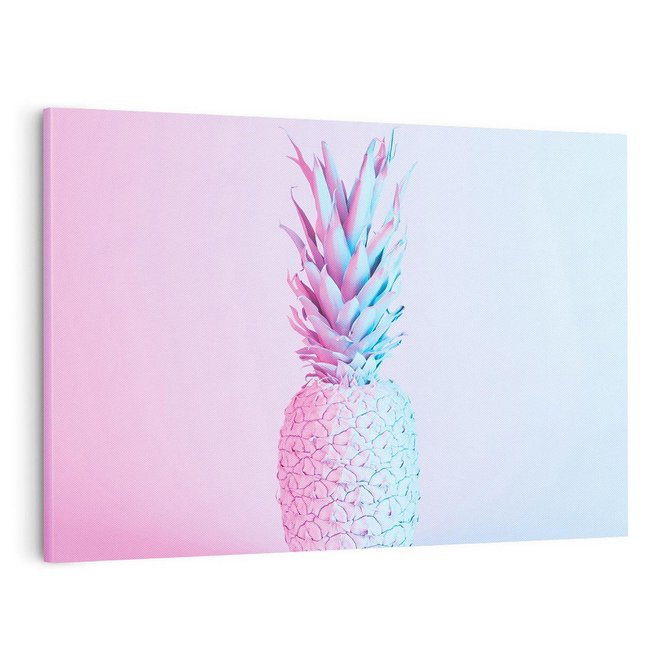 Obraz na płótnie 120x80 - Ananas Abstrakcja - ananas, abstrakcja