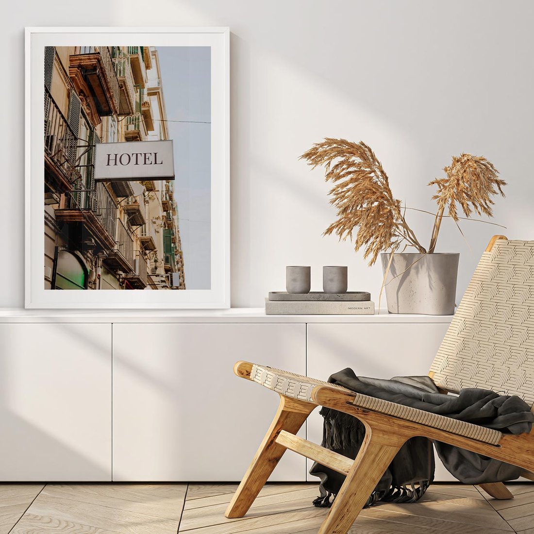 Plakat bez ramy 40x50 - Magiczne Spacery - hotel, uliczka