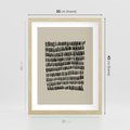 Plakat w ramie 30x40 - Echa Zapomnianych Wymiarów - nowoczesna sztuka, plakat - rama drewno