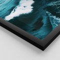 Zestaw obrazy w ramie 40x50 galeria - Morze, ocean, fale, woda - rama czarna