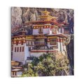 Obraz na płótnie 50x50 - Architektura Azji: Harmonia i Majestat - architektura, Azja