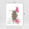 Plakat bez ramy 30x40 - Kwiatowe japońskie spa - japońskie, spa