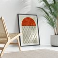 Plakat bez ramy 30x40 - Abstrakcyjne Wzory na Plakacie - geometryczna sztuka, nowoczesny plakat