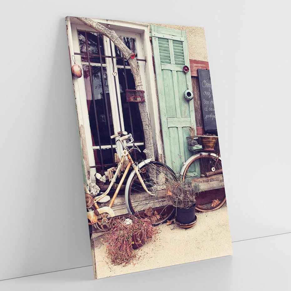 Obraz na płótnie 80x120 - Romantyczny rowerowy spacer po Prowansji - Prowansja, rower