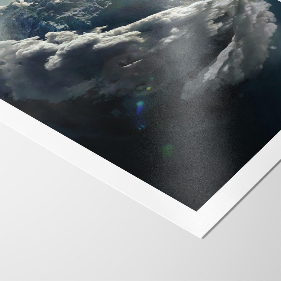 Plakat bez ramy 50x70 - Chmurowa aura nad horyzontem - atmosfera, chmury