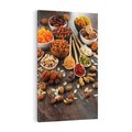 Obraz na płótnie 80x120 - Szlachetne smaki kuchni - nasiona, bakalie