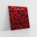 Obraz na płótnie 30x30 - Geometryczne 3D: wizja przestrzeni - geometryczne, 3D