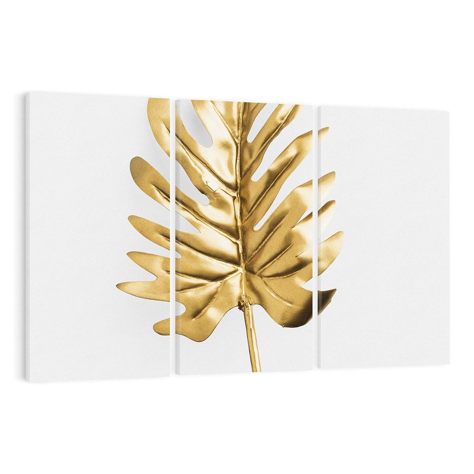 Obraz na płótnie 120x80 - Ponadczasowy Urok - złote, liście