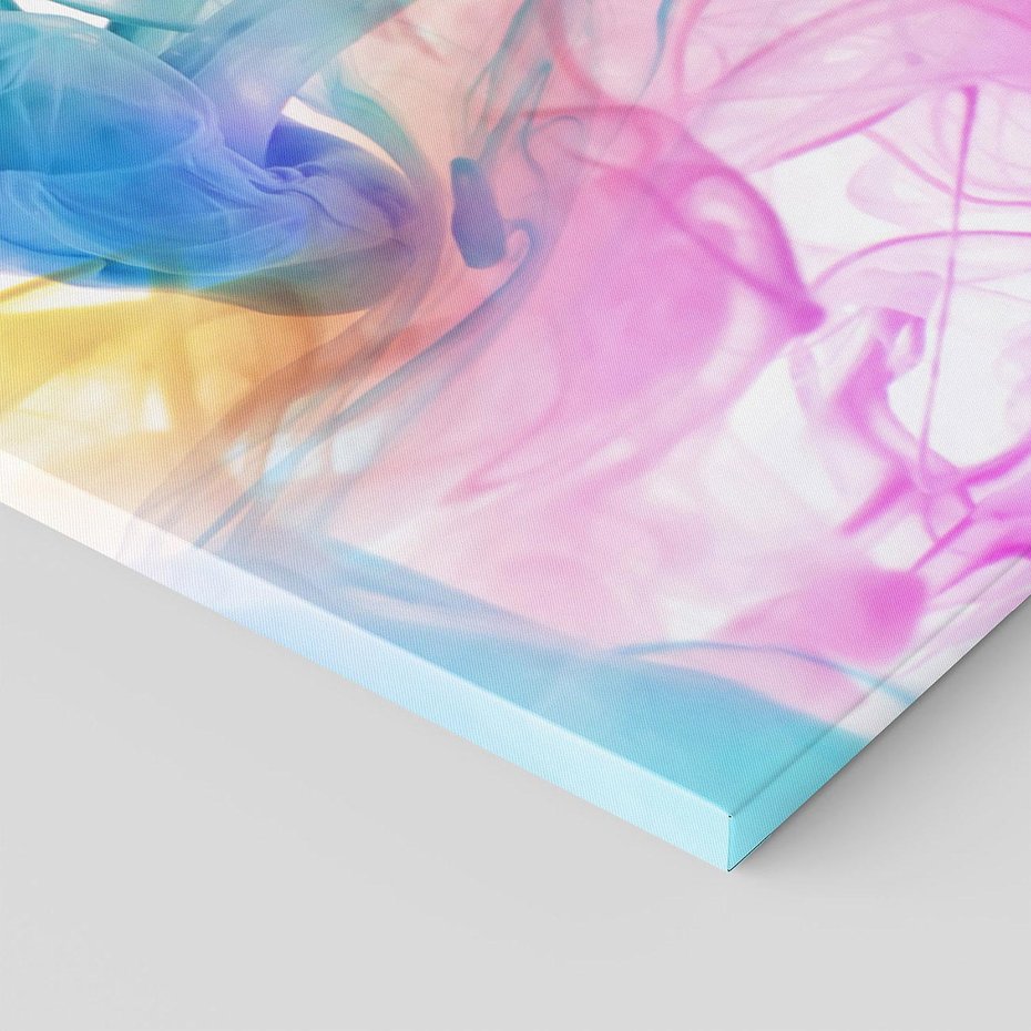 Obraz na płótnie 80x120 - Abstrakcyjne Pastelowe Piękno - abstrakcja, pastelowe