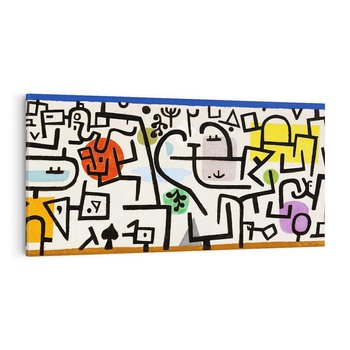 Obraz na płótnie 140x70 - Rich Port 1938, Paul Klee - Reprodukcja - reprodukcja, obraz na płótnie