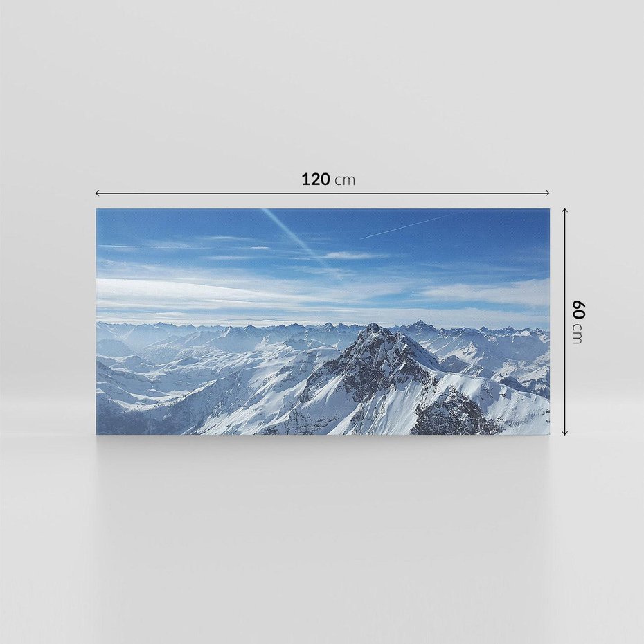 Obraz na płótnie 120x60 - Mroźne góry zima w pełnym rozkwicie - góry, zima