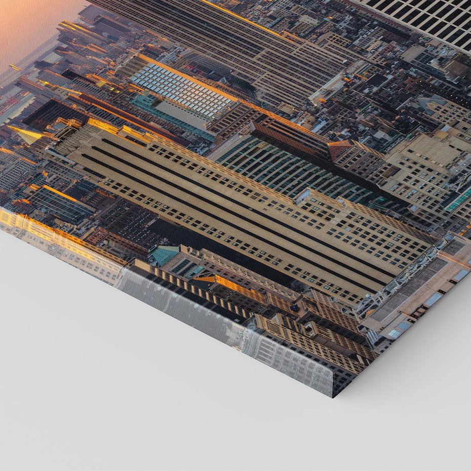 Obraz na płótnie 60x60 - Nowojorskie Wieżowce - Nowy York, wieżowce