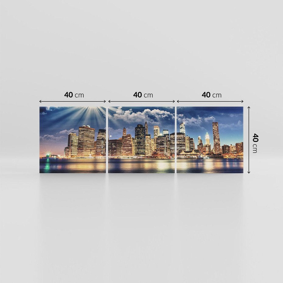 Obraz na płótnie 120x40 - Majestatyczny Manhattan - Nowy York, USA