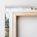 Obraz na płótnie 80x80 - Londyńskie widoki - Londyn, telefon
