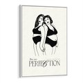 Obraz w ramie 70x100 - Siła i Wspólnota - nowoczesna sztuka kobieca, plakat - rama biała