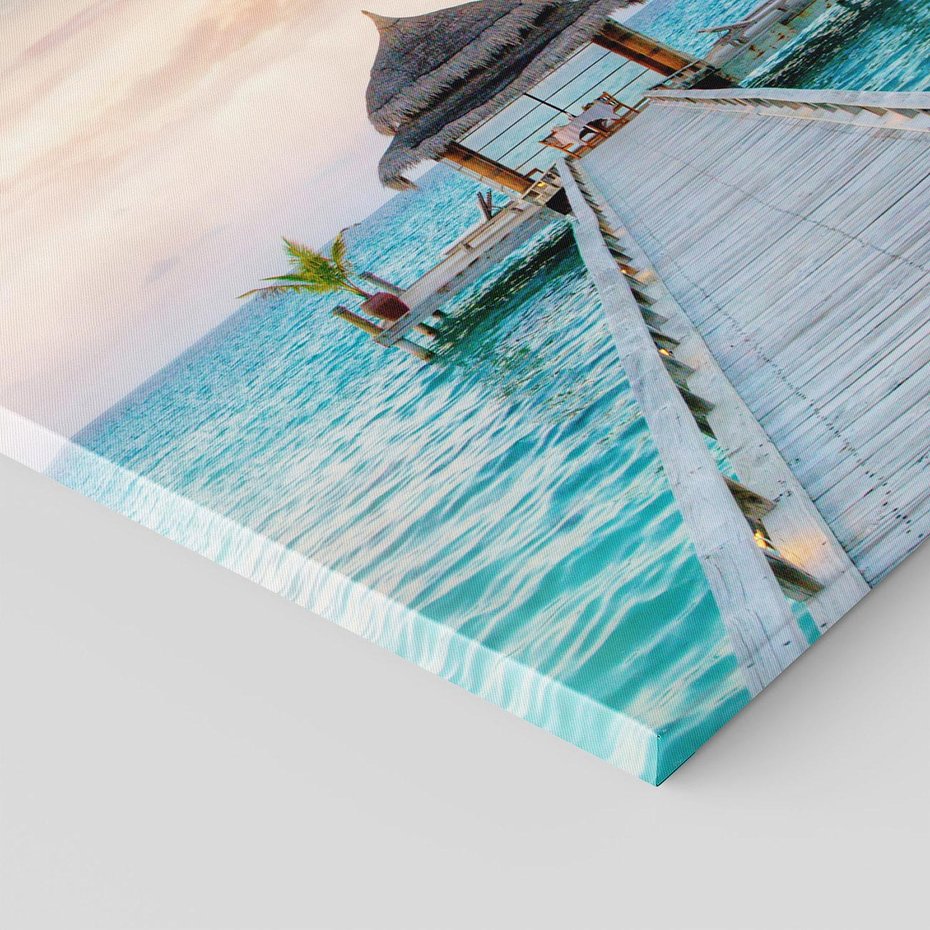 Obraz na płótnie 40x40 - Morski Pomost - morze, pomost