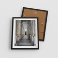 Plakat w ramie 40x50 - Uroki Kolumn - kolumny, architektura - rama czarna