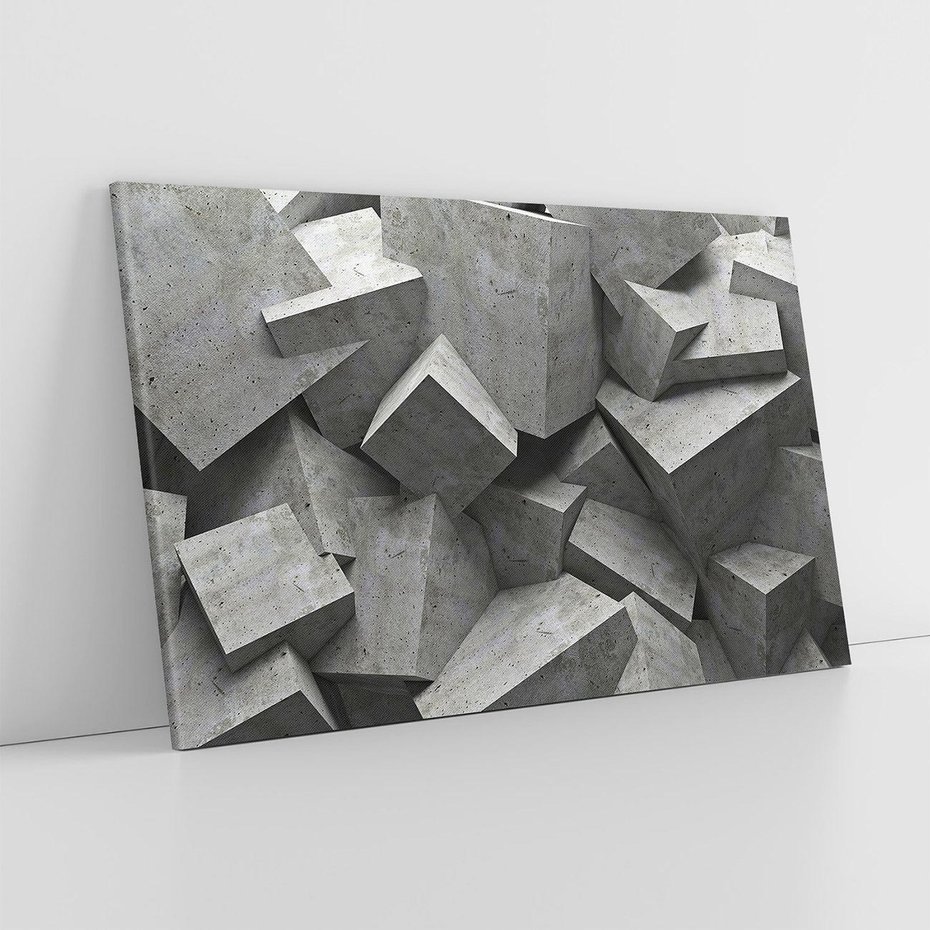 Obraz na płótnie 70x50 - Abstrakcja w Trzech Wymiarach - 3D, abstrakcja