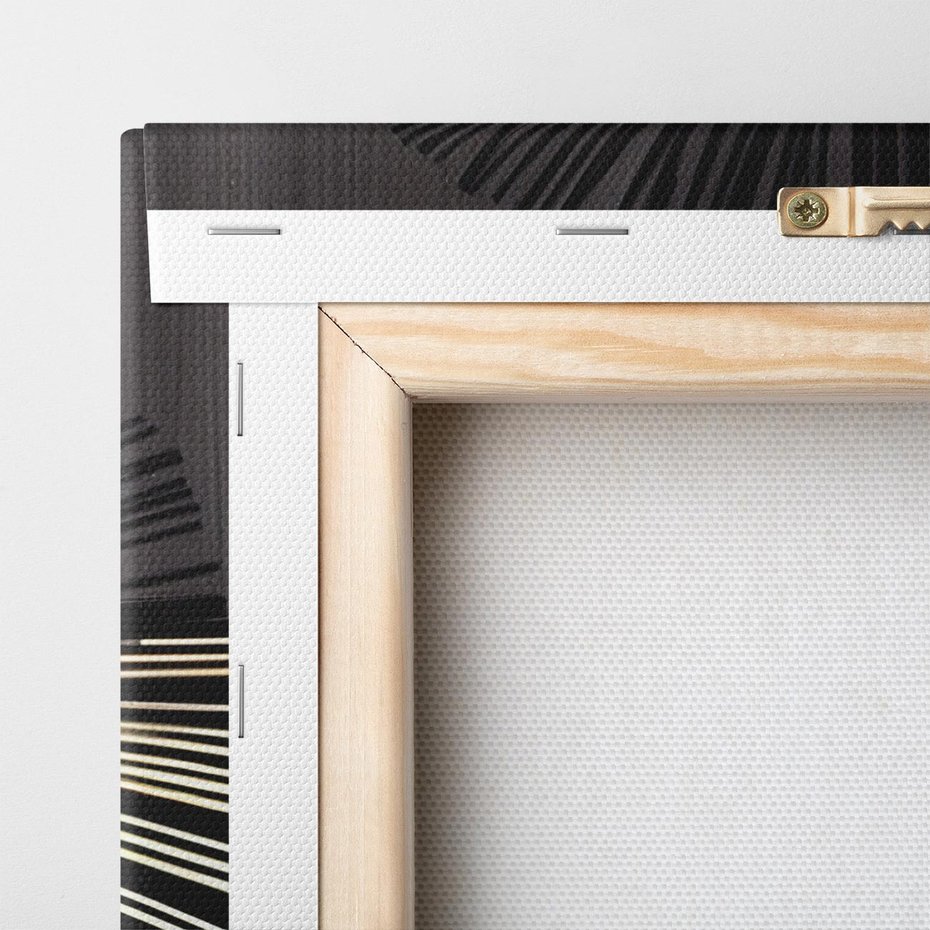 Obraz na płótnie 120x80 - Metaliczne Boho Abstrakcje - boho, słońce