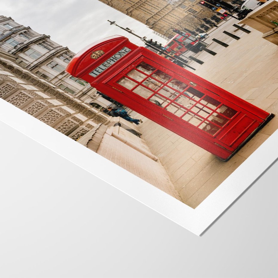 Plakat bez ramy 21x30 - Symbol Big Benu - Londyn, budka