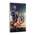 Obraz na płótnie 80x120 - Adrenalina na motocyklu cross - motocykl, cross