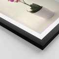 Plakat w ramie 30x40 - Delikatność storczyka orchidei - storczyk, orchidea - rama czarna