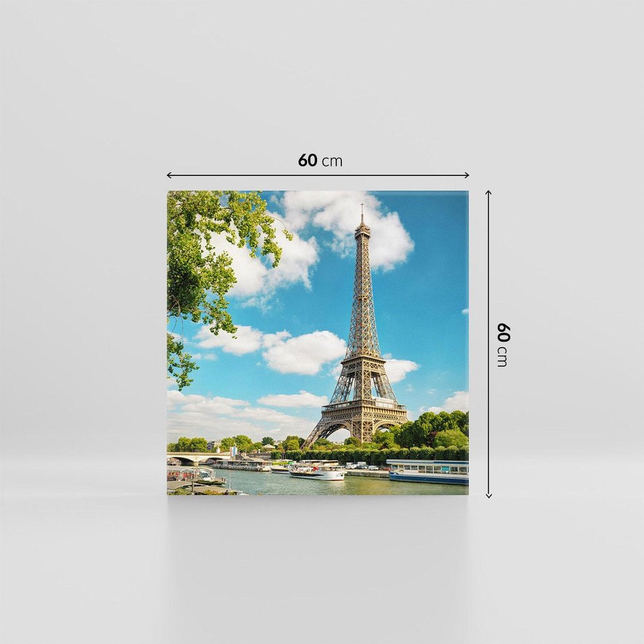 Obraz na płótnie 60x60 - Paryż Eiffla - Paryż, Eiffla