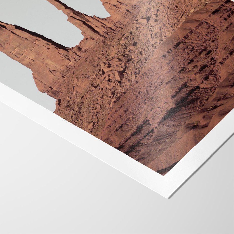 Plakat bez ramy 40x50 - Surowość Pustyni - pustynia, kanion