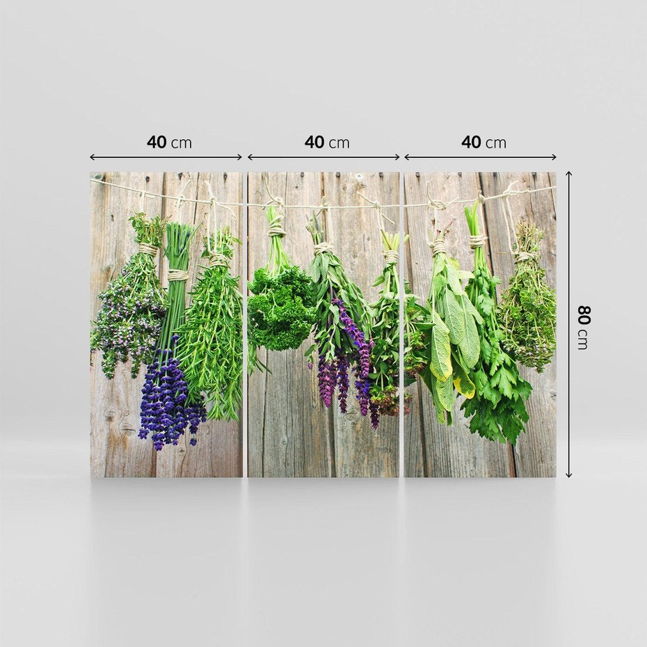 Obraz na płótnie 120x80 - Przyprawy Rośliny Fantazja - przyprawy, rośliny