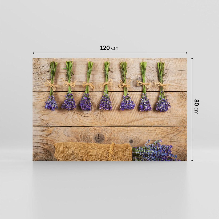 Obraz na płótnie 120x80 - Relaksacyjny urok lawendy w SPA - lawenda, SPA