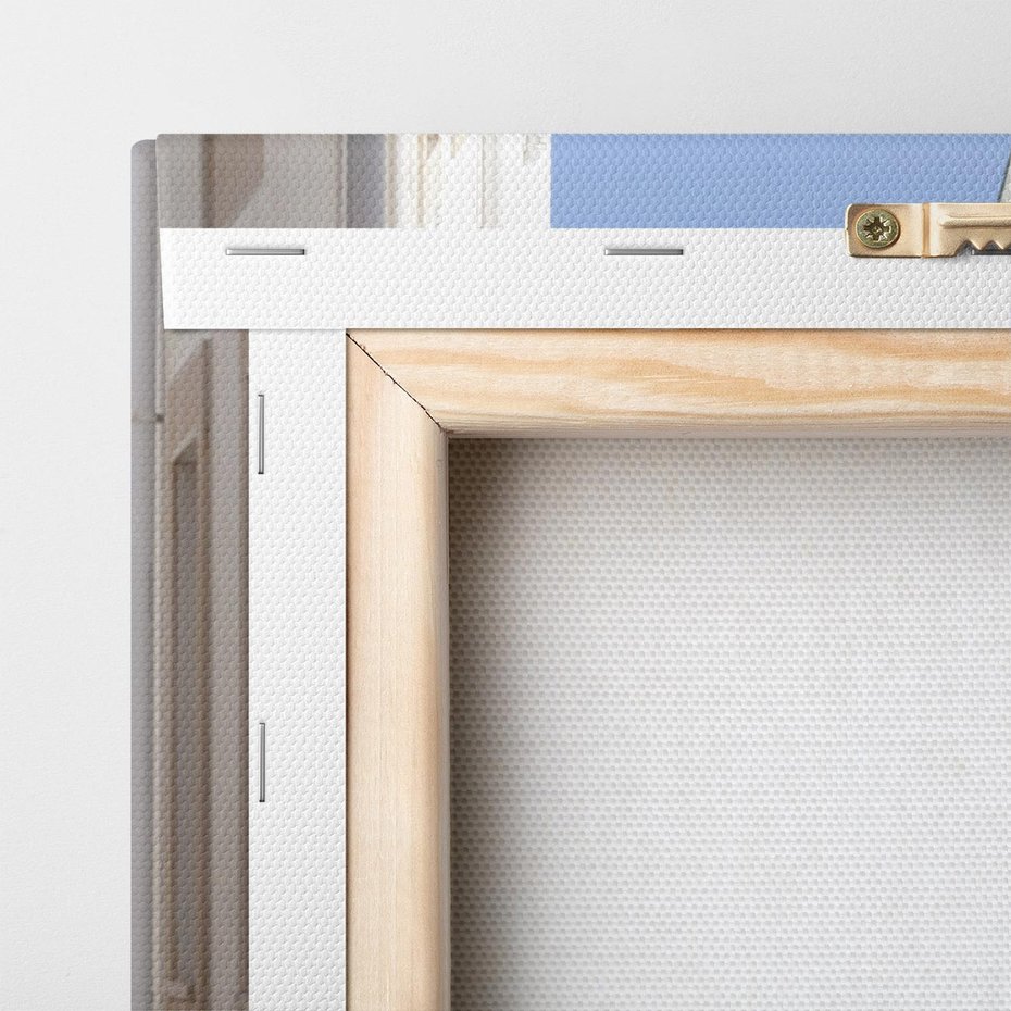 Obraz na płótnie 50x70 - Podróże w Czasie: Perspektywiczna Uliczka - uliczka, perspektywa