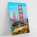 Obraz na płótnie 80x120 - W krainie amerykańskich mostów - most, USA