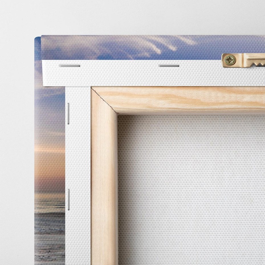 Obraz na płótnie 70x50 - Idylla nad Morzem - plaża, morze