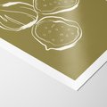 Plakat bez ramy 30x40 - Podróżne Barwy - figi, minimalistyczny styl
