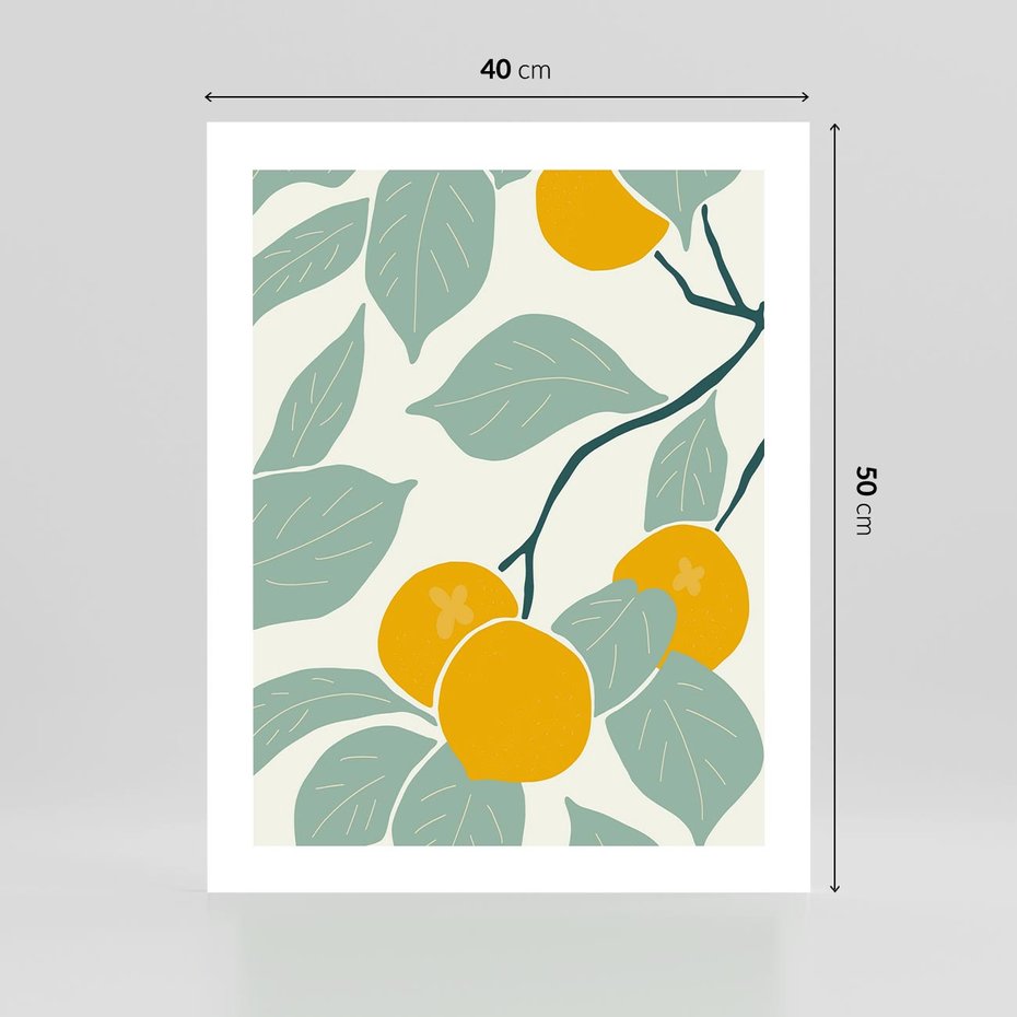 Plakat bez ramy 40x50 - Wewnętrzna Melodia - plakat, nowoczesna sztuka