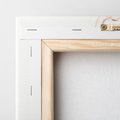Obraz na płótnie 80x80 - Stylowa Ekspresja - kobieta, moda