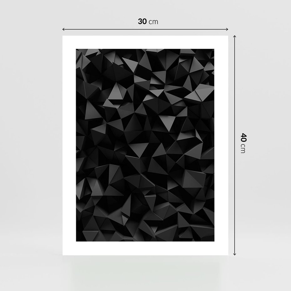 Plakat bez ramy 30x40 - Geometryczna nowoczesność - geometryczne, nowoczesne